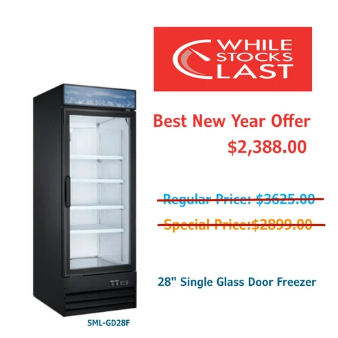 28 Upright Single Glass Door Freezer SML-GD28F (1)